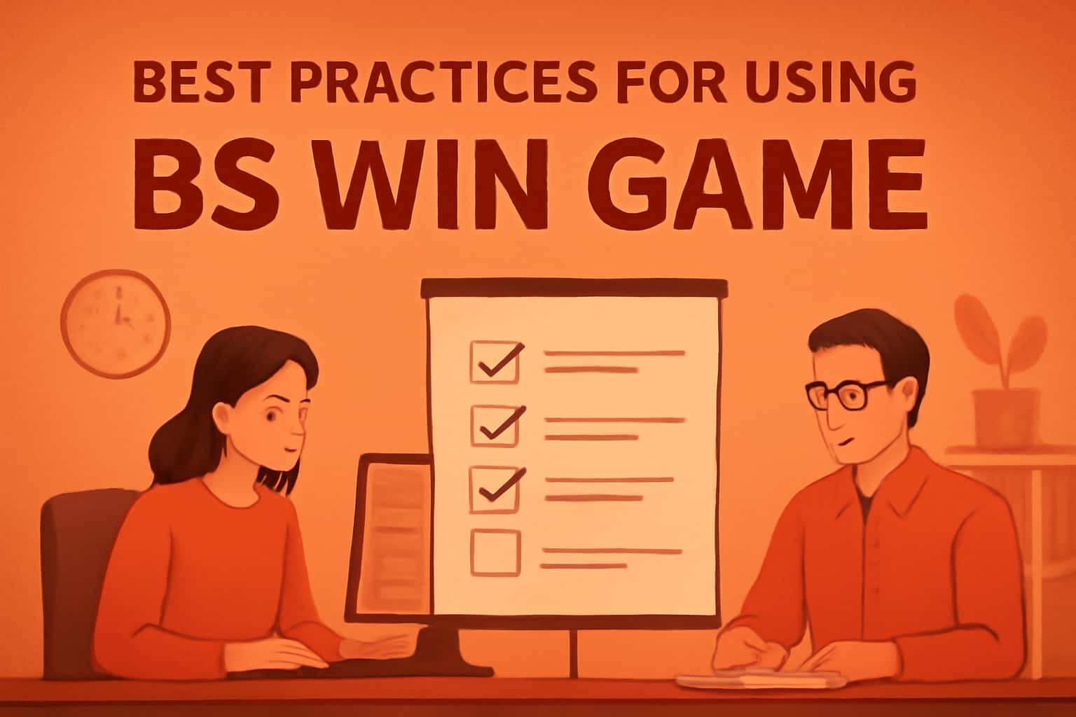 An informative scene showcasing BS Win Game with a futuristic theme.