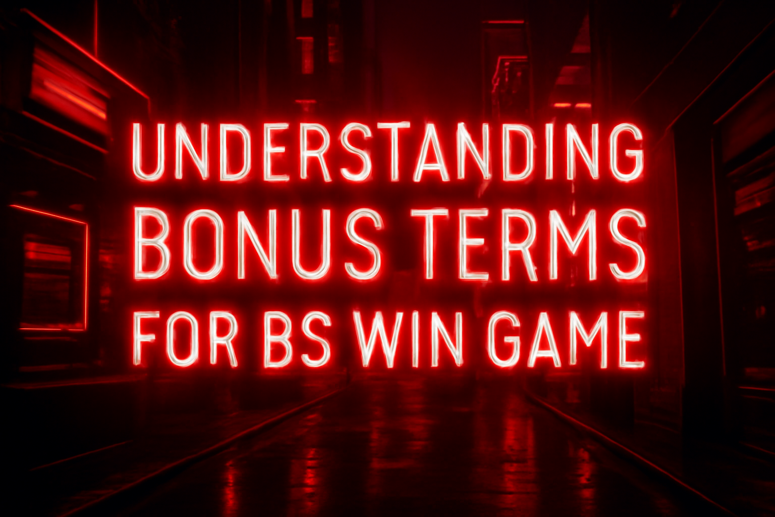 An informative scene showcasing BS Win Game with a futuristic theme.