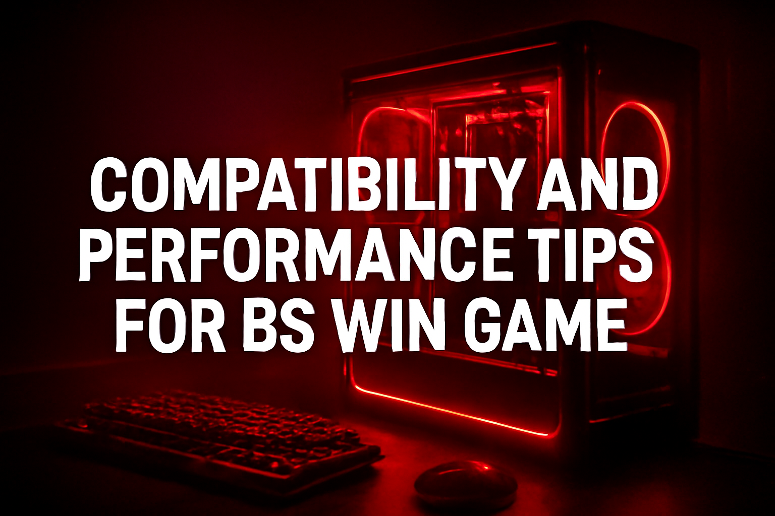 Informational scene related to installing BS Win Game