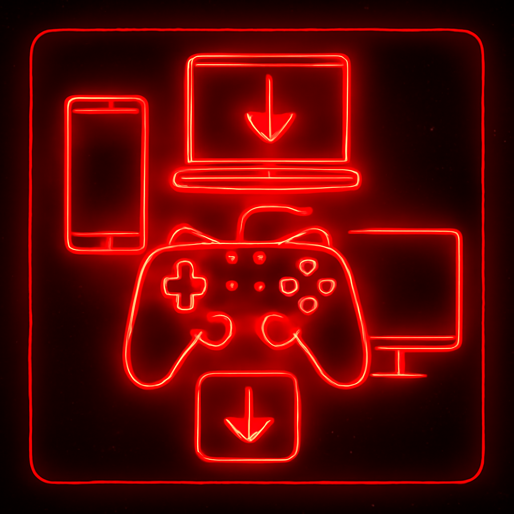 An educational graphic detailing the steps to back up settings for BS Win Game.