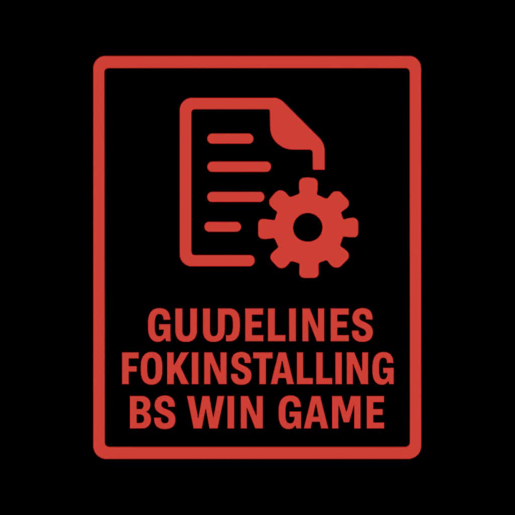Badge representing BS Win Game installation guide