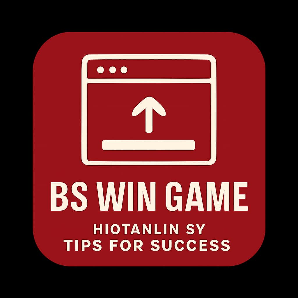 Icon representing the installation tips for BS Win Game.