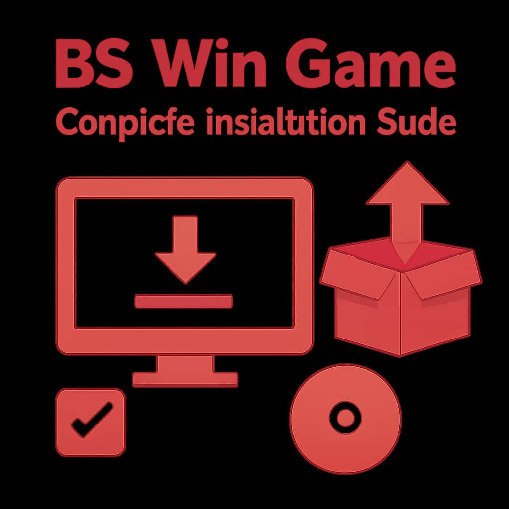 Diagram illustrating the BS Win Game installation process.
