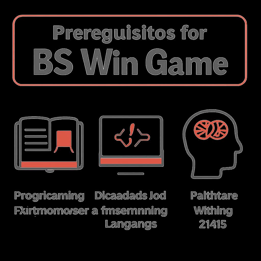 Diagram explaining the steps to meet prerequisites for BS Win Game.