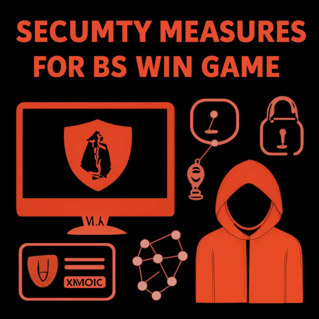 Diagram illustrating security protocols for BS Win Game.