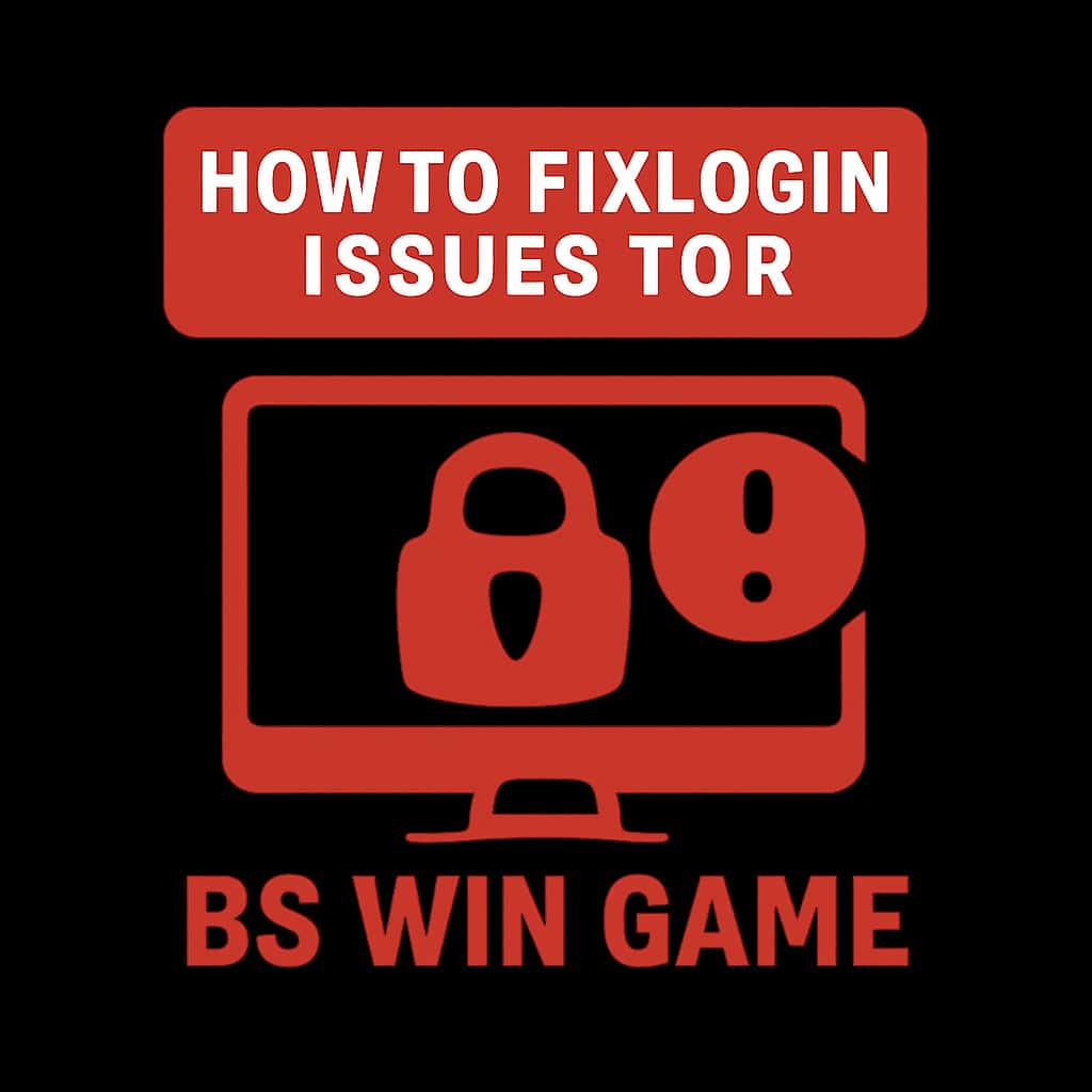 Icon representing help for login issues in BS Win Game.